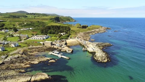 Culdaff Harbour Stock Footage 112718211