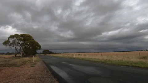 Culgoa Supercell Stock Footage 260677809