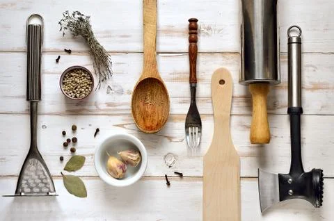 Culinary background Stock Photos