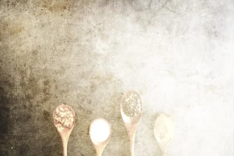 Culinary background. A sheet of paper with a transparent pattern of wooden .. Foto stock