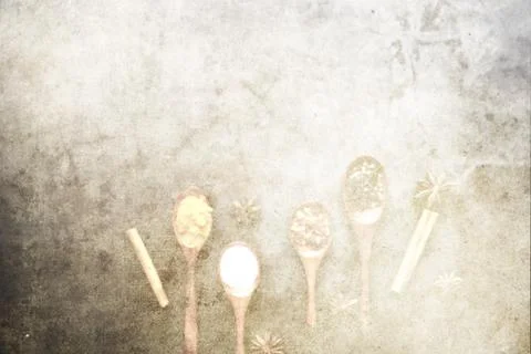 Culinary background. A sheet of paper with a transparent pattern of wooden .. Foto stock