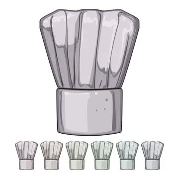 Culinary chef hat cartoon vector graphic Stock Illustration