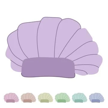 Culinary chef hat vector cartoon graphic Stock Illustration