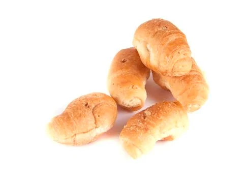Culinary composition of the five rolls Stock Photos