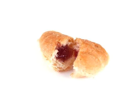 Culinary composition of scones with jam Stock Photos