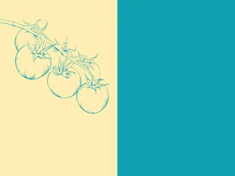 Culinary cover background. Illustrazione stock