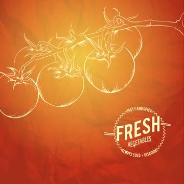 Culinary cover background. Stock Illustration