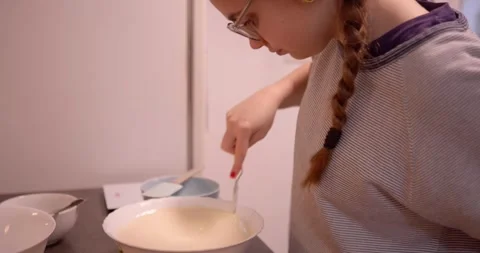 Culinary Creation: A focused individual, Stock Footage 331399523