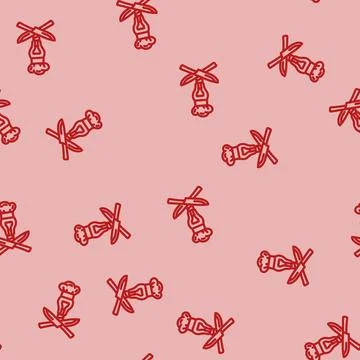 Culinary creativity restaurant chef line vector seamless pattern Stock Illustration