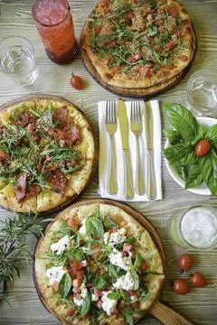 Culinary Delight: A Mediterranean Feast Stock Photos