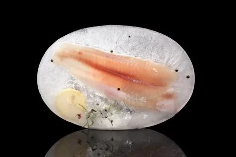 Culinary fish eating. Stock Photos