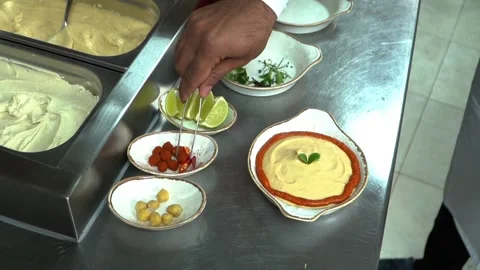 Culinary Garnishing Techniques Stock Footage 318310209