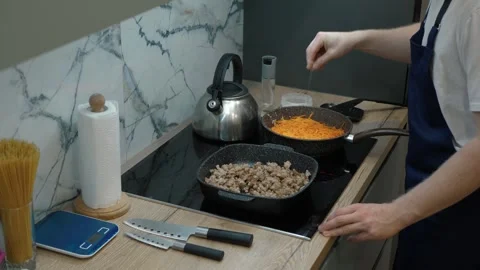 Culinary Skills in the Kitchen Stock Footage 310411227