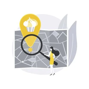 Culinary tourism abstract concept vector illustration. Stock Illustration