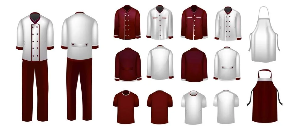 Culinary uniform set Stock Illustration