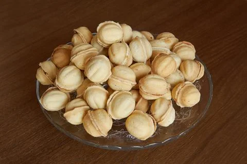 Culinary walnut for tea, coffe 库存照片