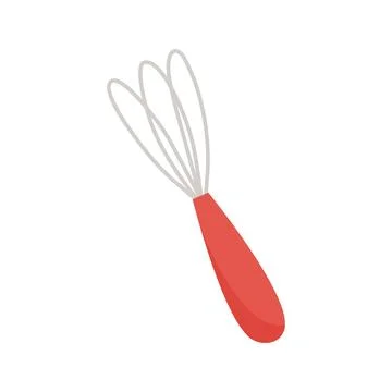Culinary whisk for beating eggs and preparing cream イラスト素材
