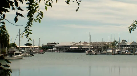 Cullen bay marina Video stock 1079013