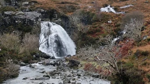 Cullin waterfall Stock Footage 82382155
