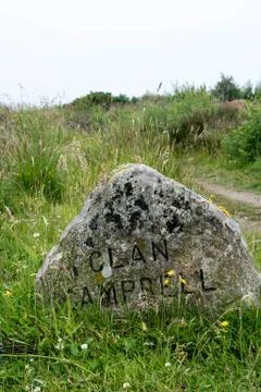 Culloden Battlefield, Scotland,scenic, memorial Stock Photos