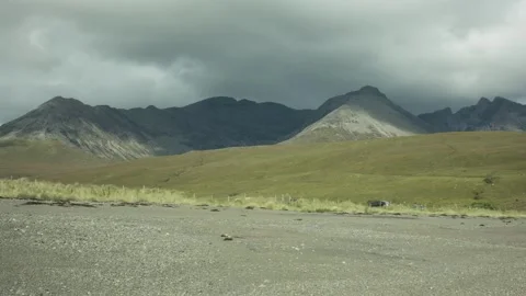 Culnamean mountain timelapse with dramatic background Stock Footage 343880121