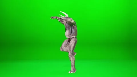 Cult Beast Movement High-Resolution Game Asset Stock Footage 320606768