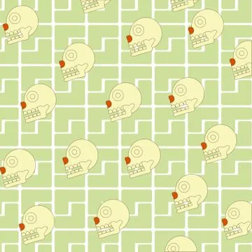 Culta maya patterns background Stock Illustration