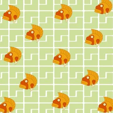 Culta maya patterns background Stock Illustration