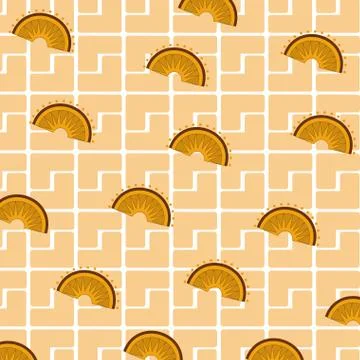 Culta maya patterns background Stock Illustration