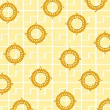 Culta maya patterns background Stock Illustration