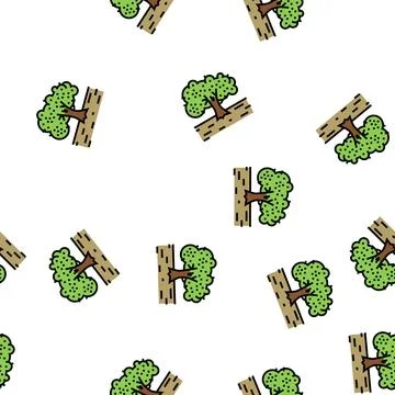 Cultivation olive tree vector seamless pattern Stock Illustration