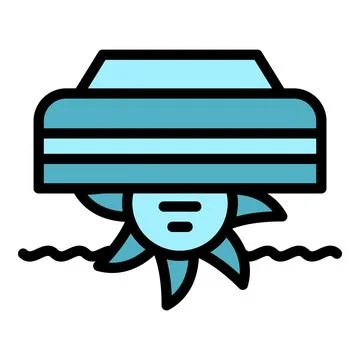 Cultivator icon vector flat Stock Illustration