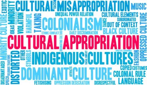 Cultural Appropriation Word Cloud Illustration