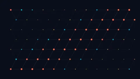 Cultural-interaction-lattice-loop-4k Stock Footage 344249511