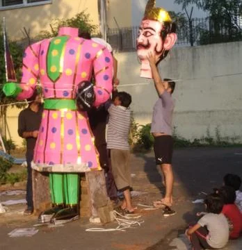 Cultural Ravan Head Stock Photos