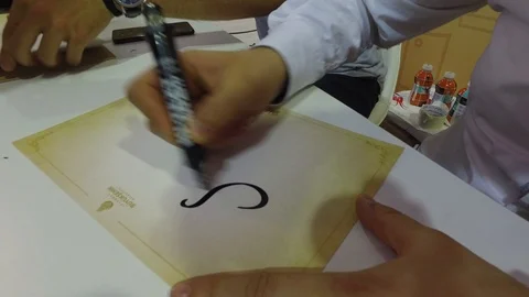 Culture calligraphy Stock-Footage 86741536
