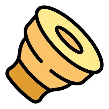 Culture drums icon vector flat イラスト素材
