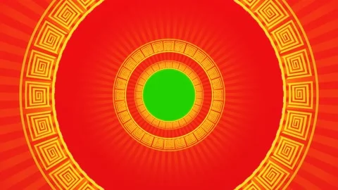 Culture frame pattern design and concept chinese new year festival style. Stock Footage 147931398