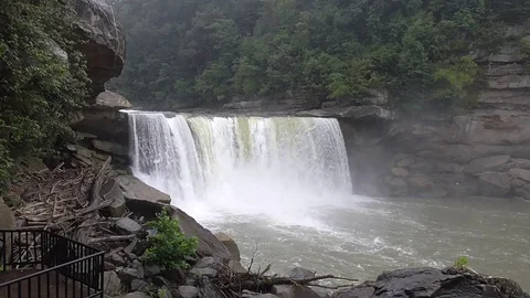 Cumberland Falls in Corbin, KY Stock Footage 79832170