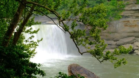 Cumberland Falls Stockfoto's
