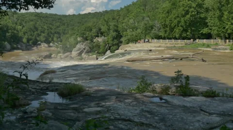 Cumberland River Rapids Slow Motion Video stock 65936733