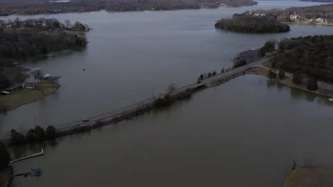 Cumberland River Tilt Up Stock-Footage 266342077