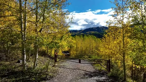 Cumbres pass in fall Stock-Footage 318330368