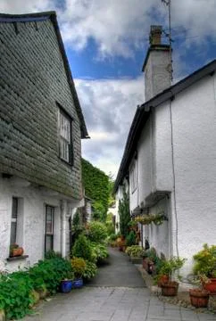 Cumbrian cottages Stock Photos