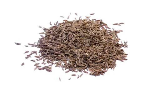 Cumin isolated on white background Stock Photos