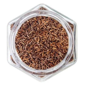 Cumin isolated on white background Stock Photos