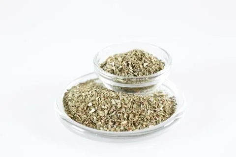 Cumin Isolated on the white background in a plate. Stock Photos