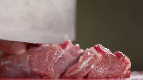 Cumin lamb slices stir fried Stock Footage 273439949