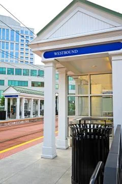 Cummuter Train Station Foto stock
