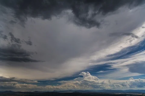Cumulo Nimbus Cloud Timelapse Stock Footage 119493330